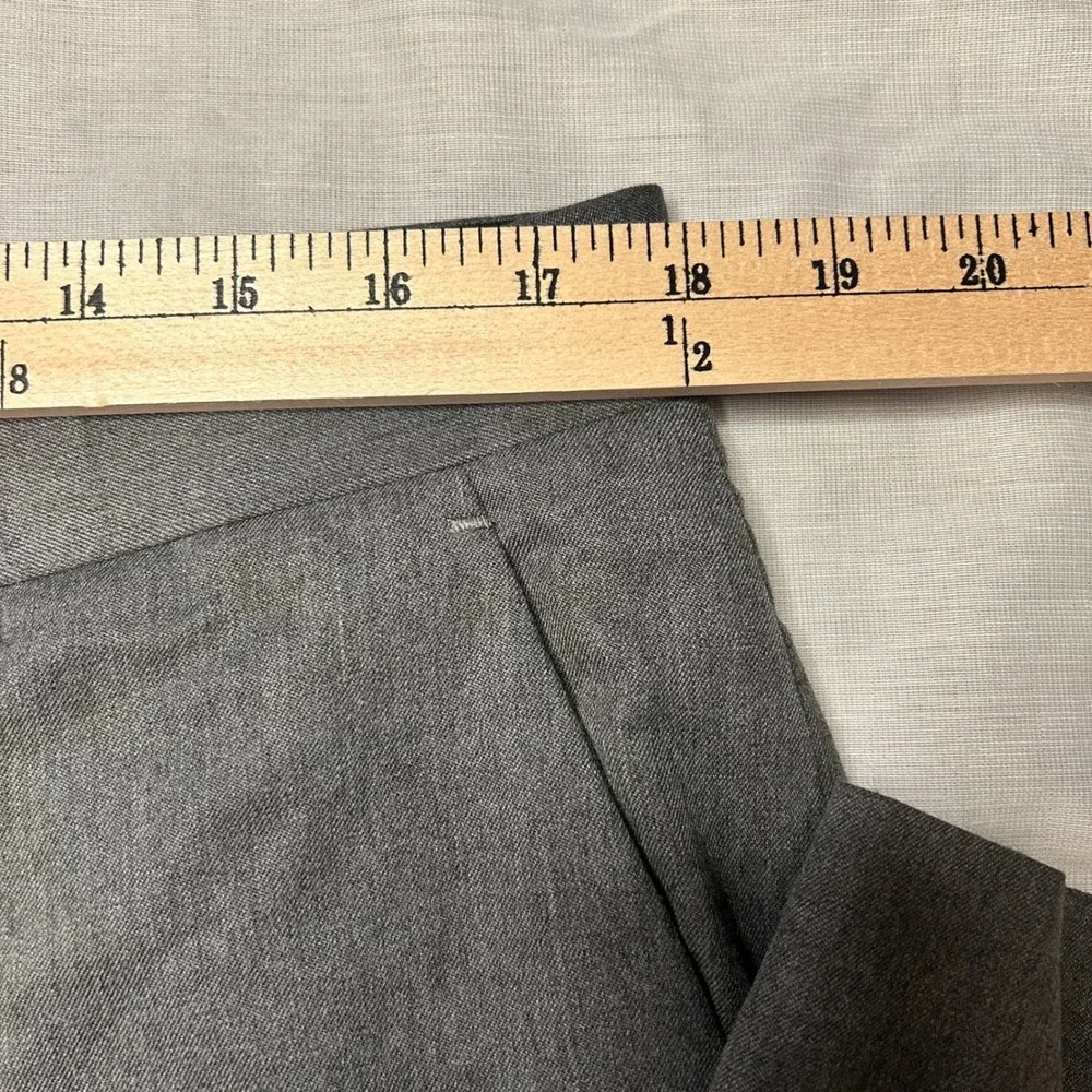 Banana Republic Dress Pants Mens 35x30 Light Gray Classic Fit Flat Front